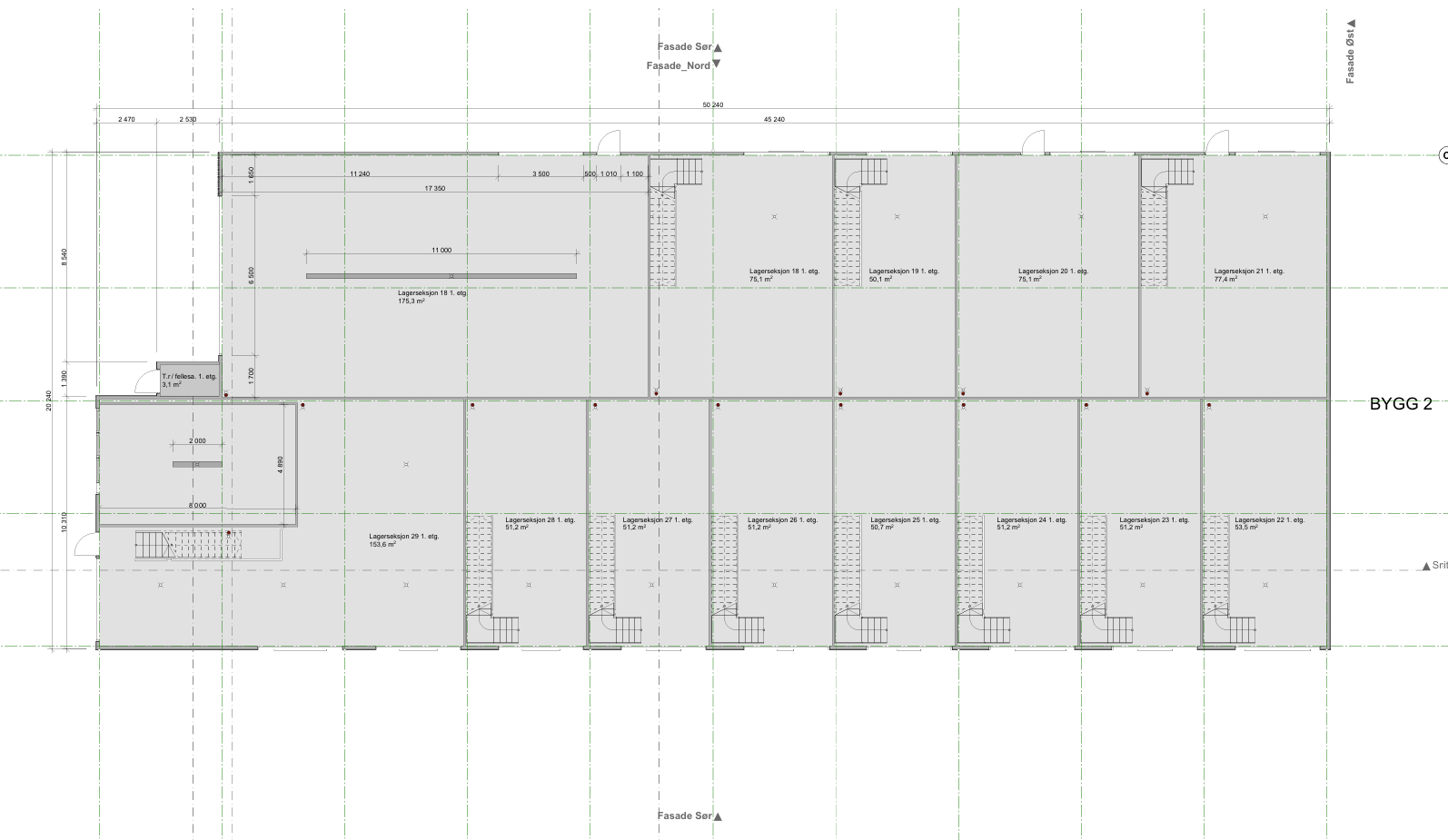 Plantegning bygg 2 Galleribilde