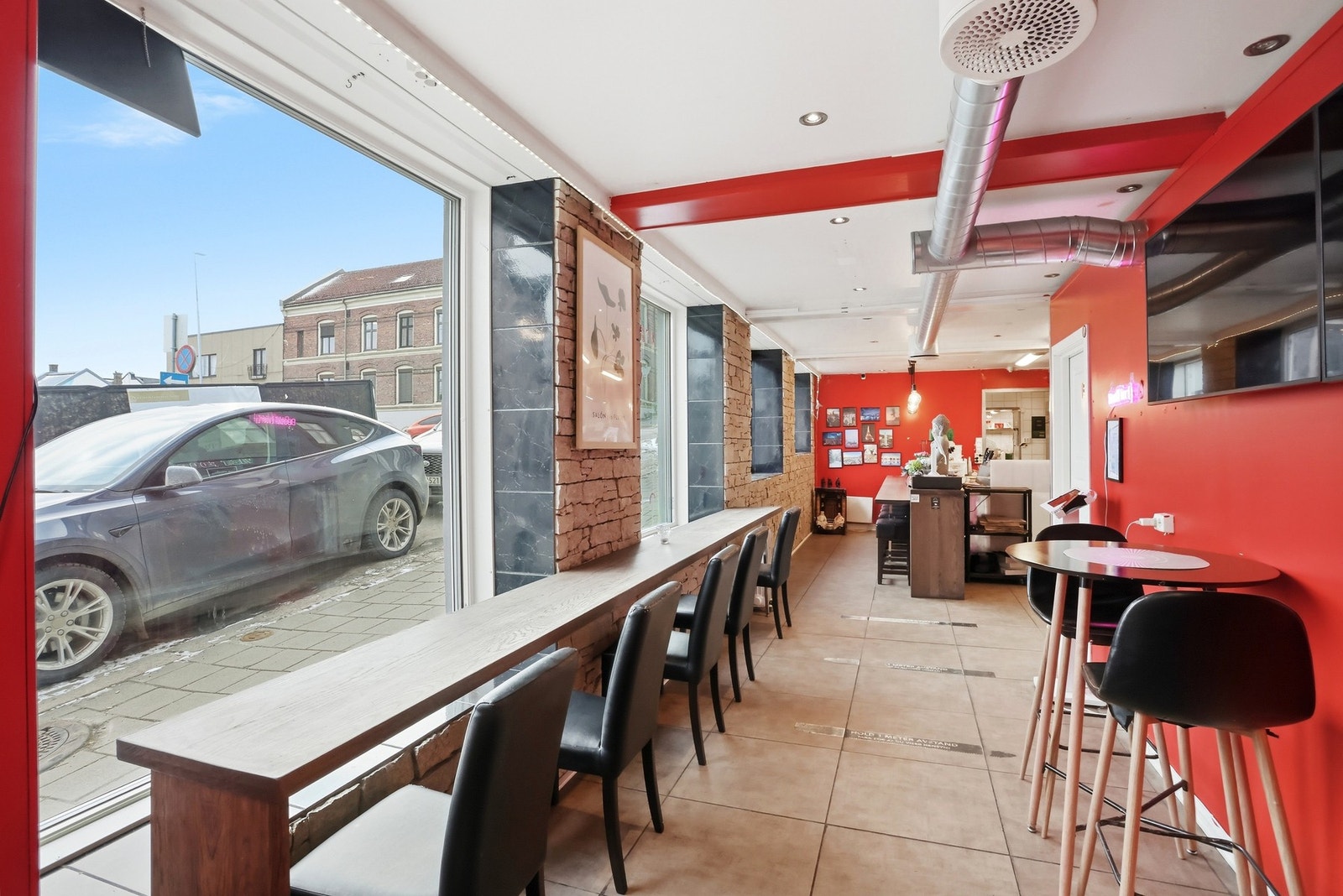 Mottaksområde for take away Galleribilde