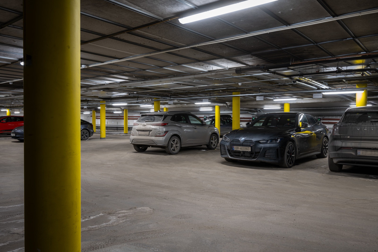 Parkeringskjeller med god dekning Galleribilde