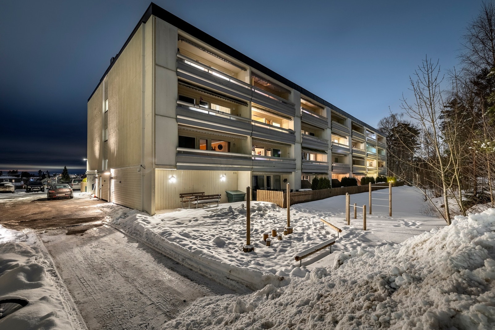 Leiligheten ligger i et attraktivt boligområde på Tårnåsen. Galleribilde