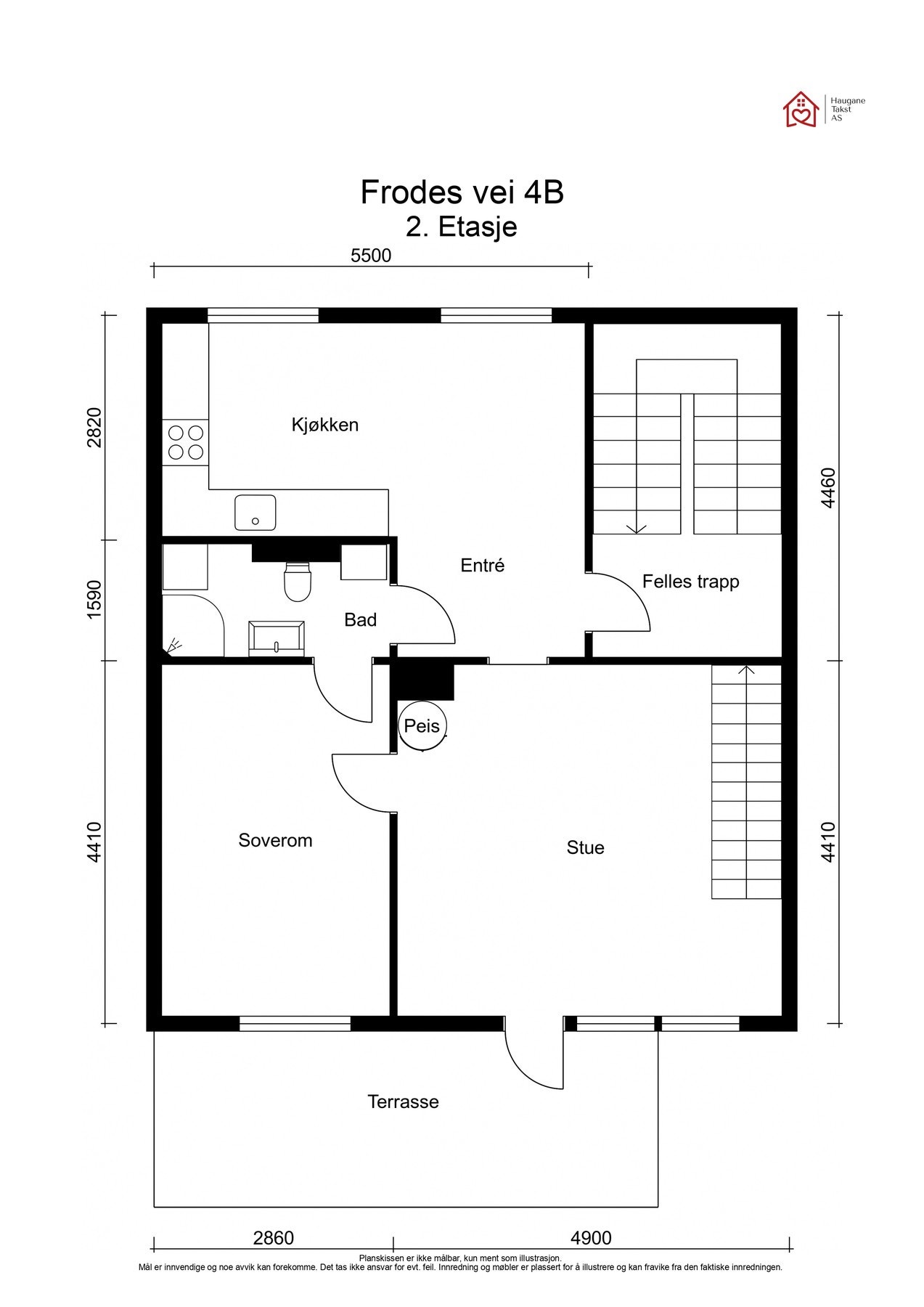 Planskisse. Galleribilde