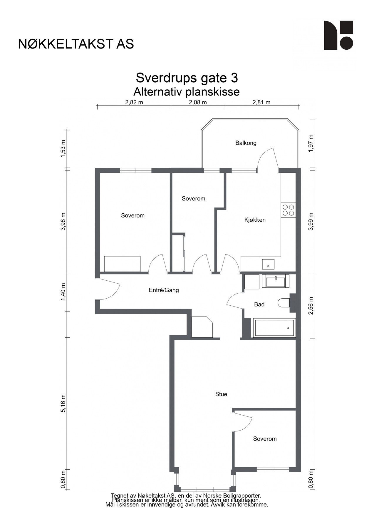 Alternativ planløsning Galleribilde