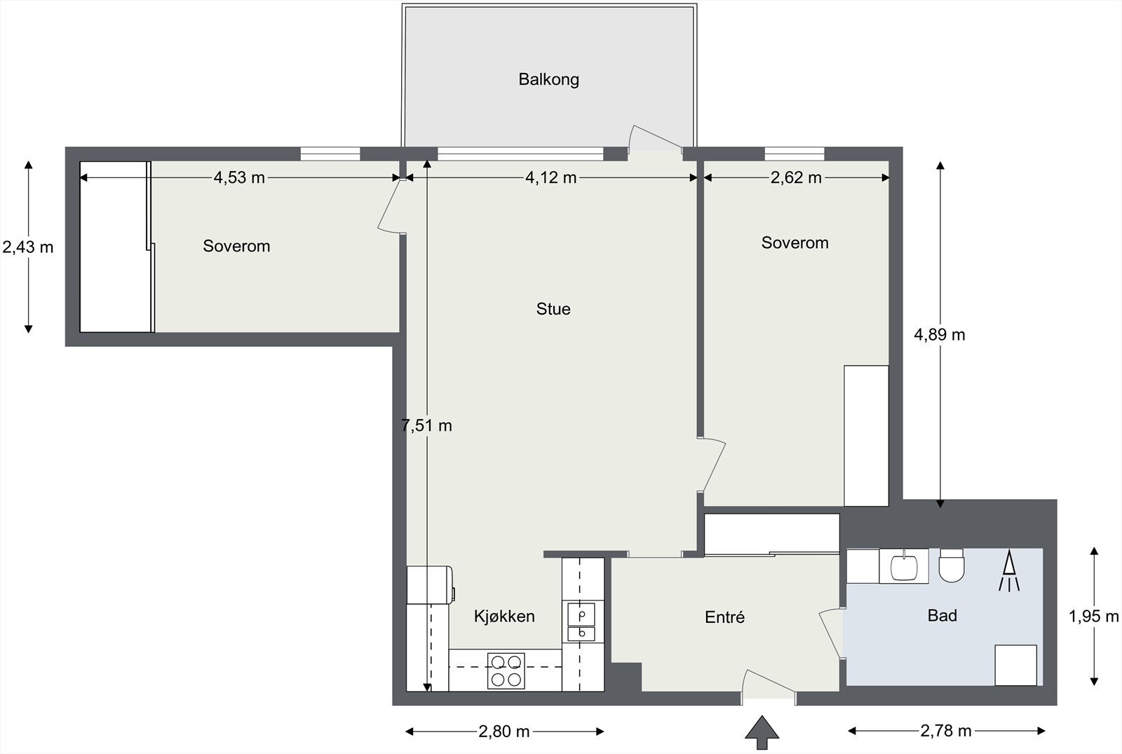 Plantegning. Galleribilde