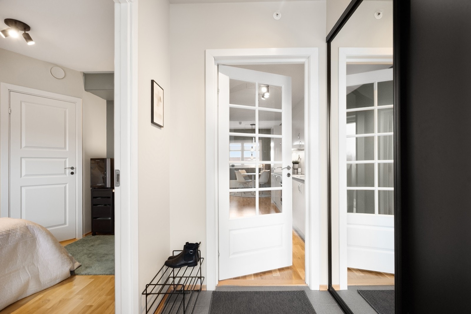 Planløsningen på 54 kvm er effektiv, og hver kvadratmeter er godt utnyttet. Galleribilde