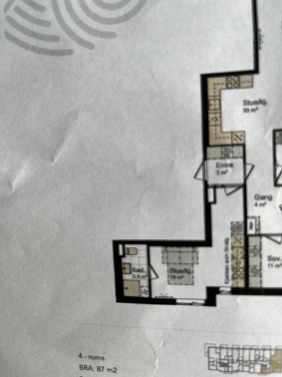 Plantegning Galleribilde