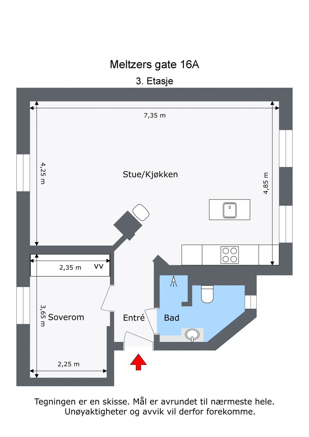 Plantegning. Galleribilde