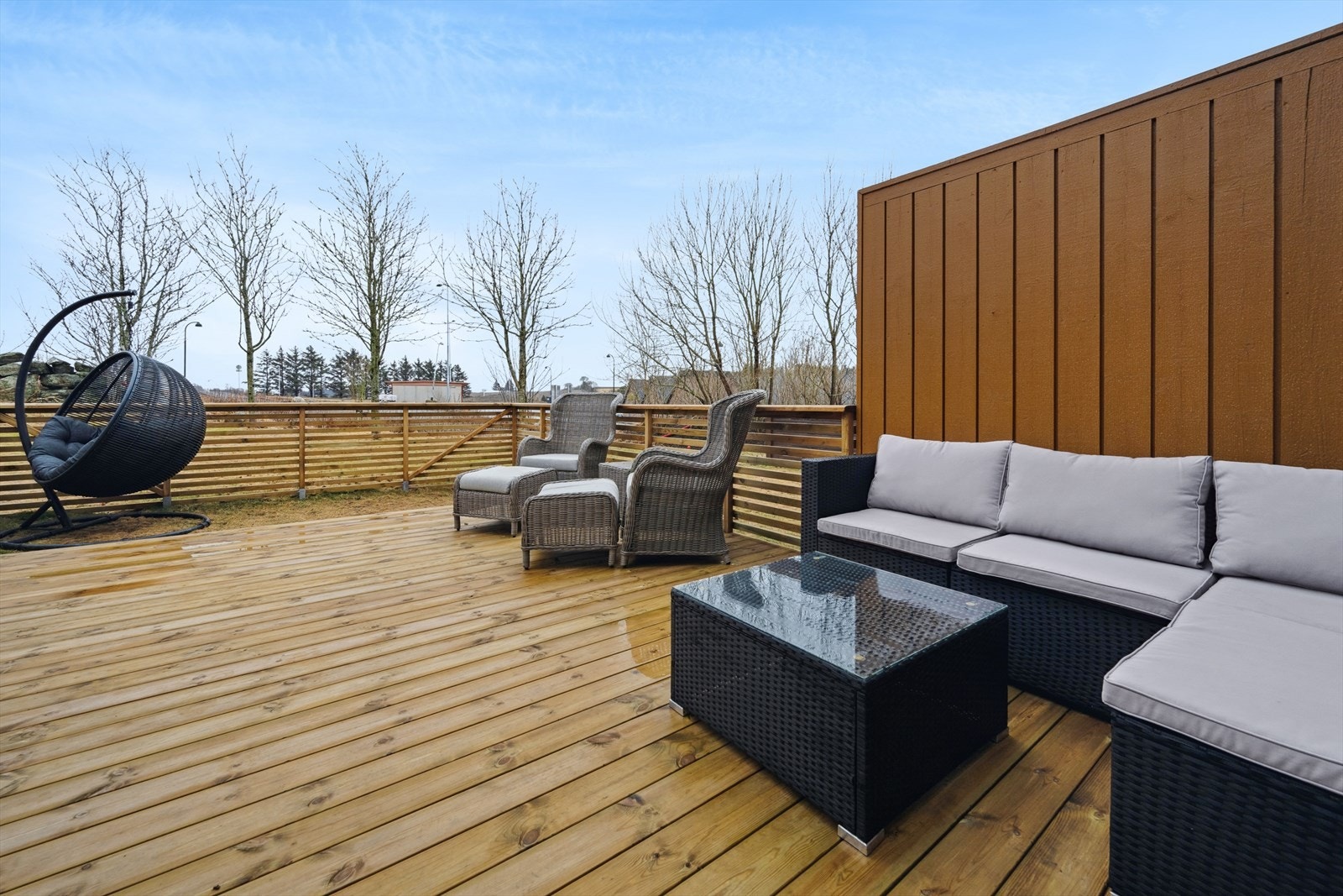 Terrassen er orientert mot sør. Galleribilde