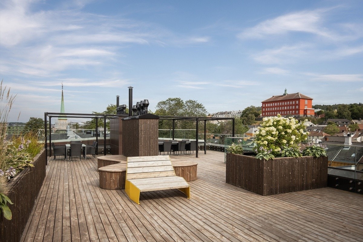 Takterasse Galleribilde