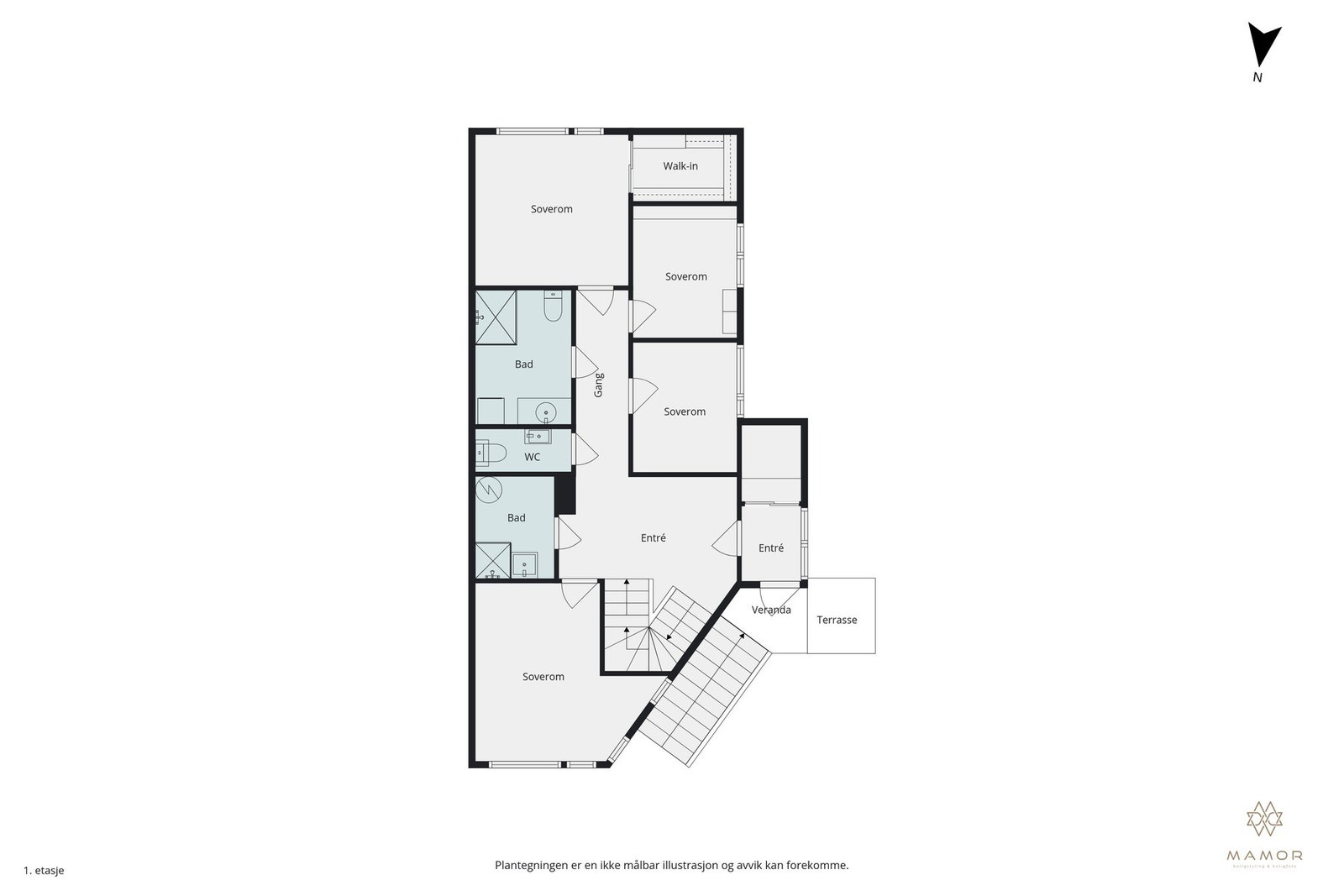 Plantegning. Galleribilde