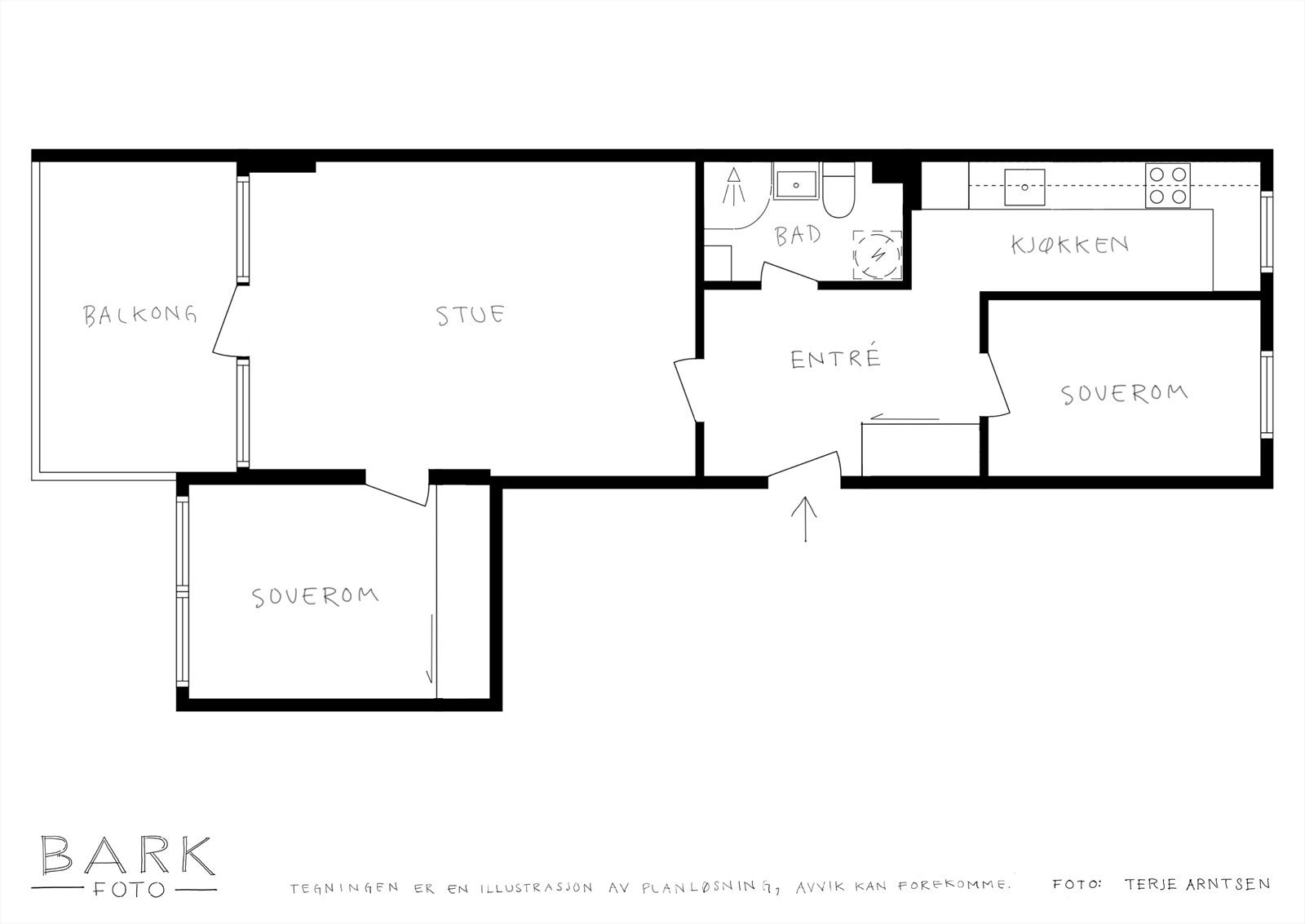 Planskisse. Galleribilde
