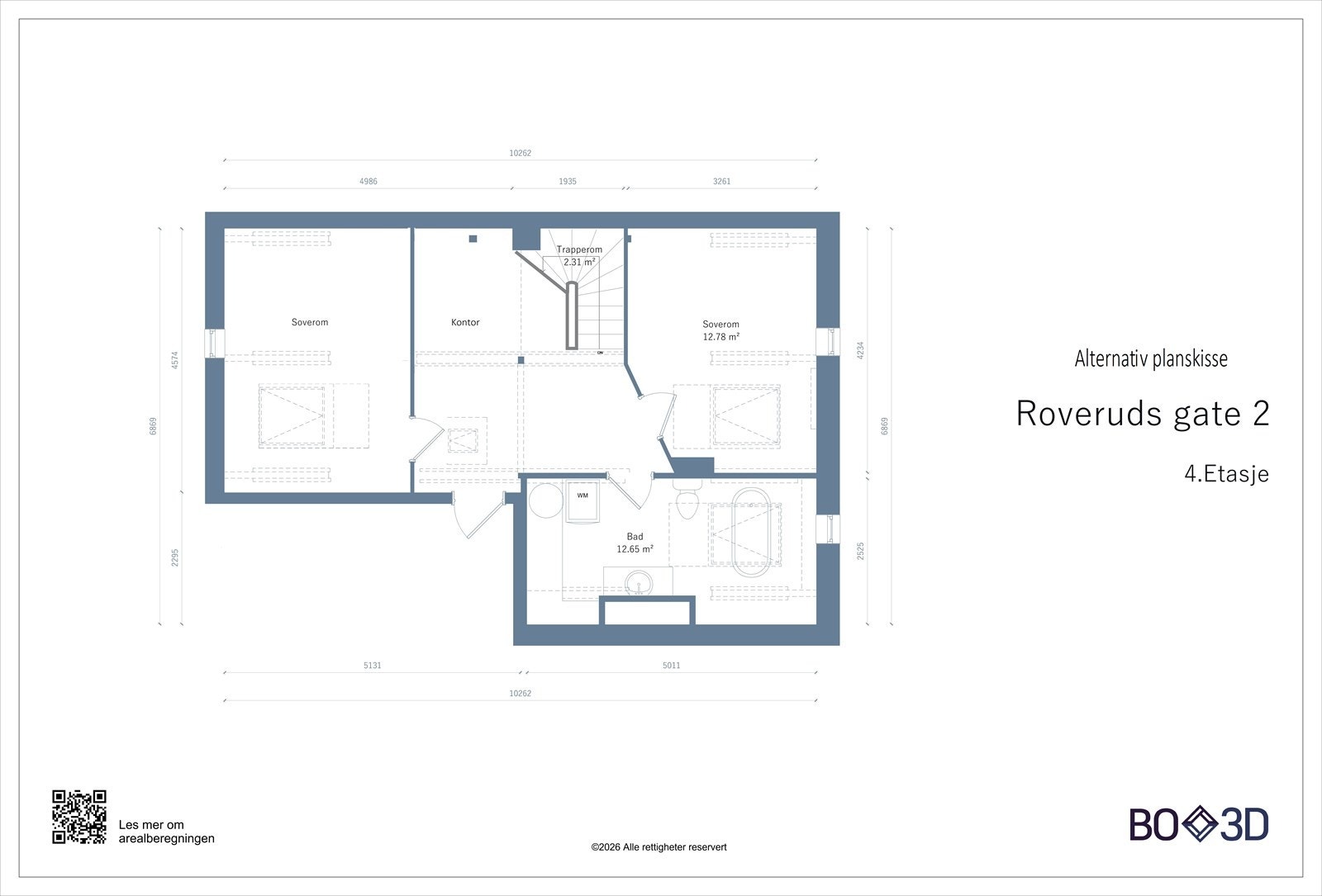 Alternativ plantegning. Galleribilde