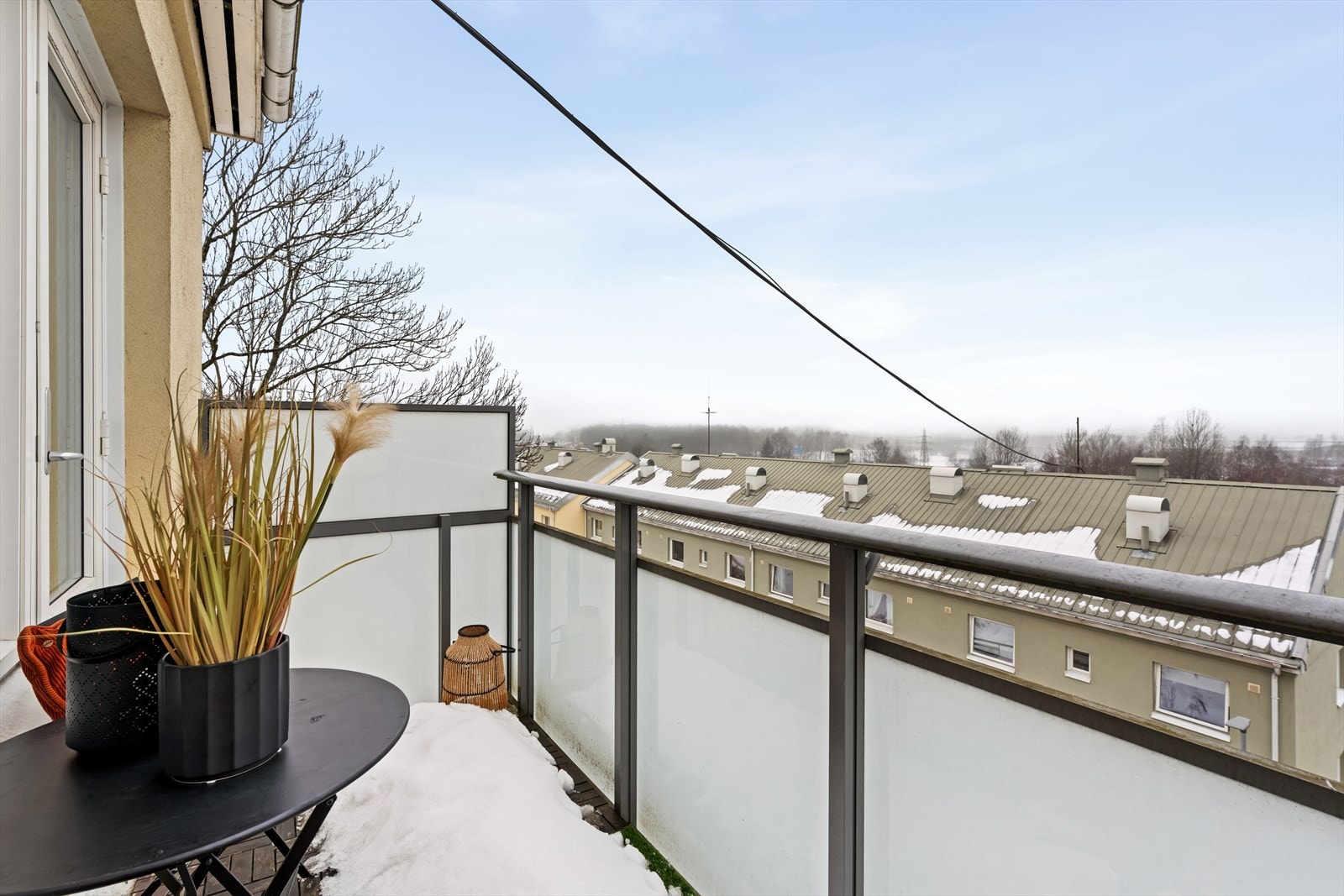 Utsikt fra balkongen Galleribilde