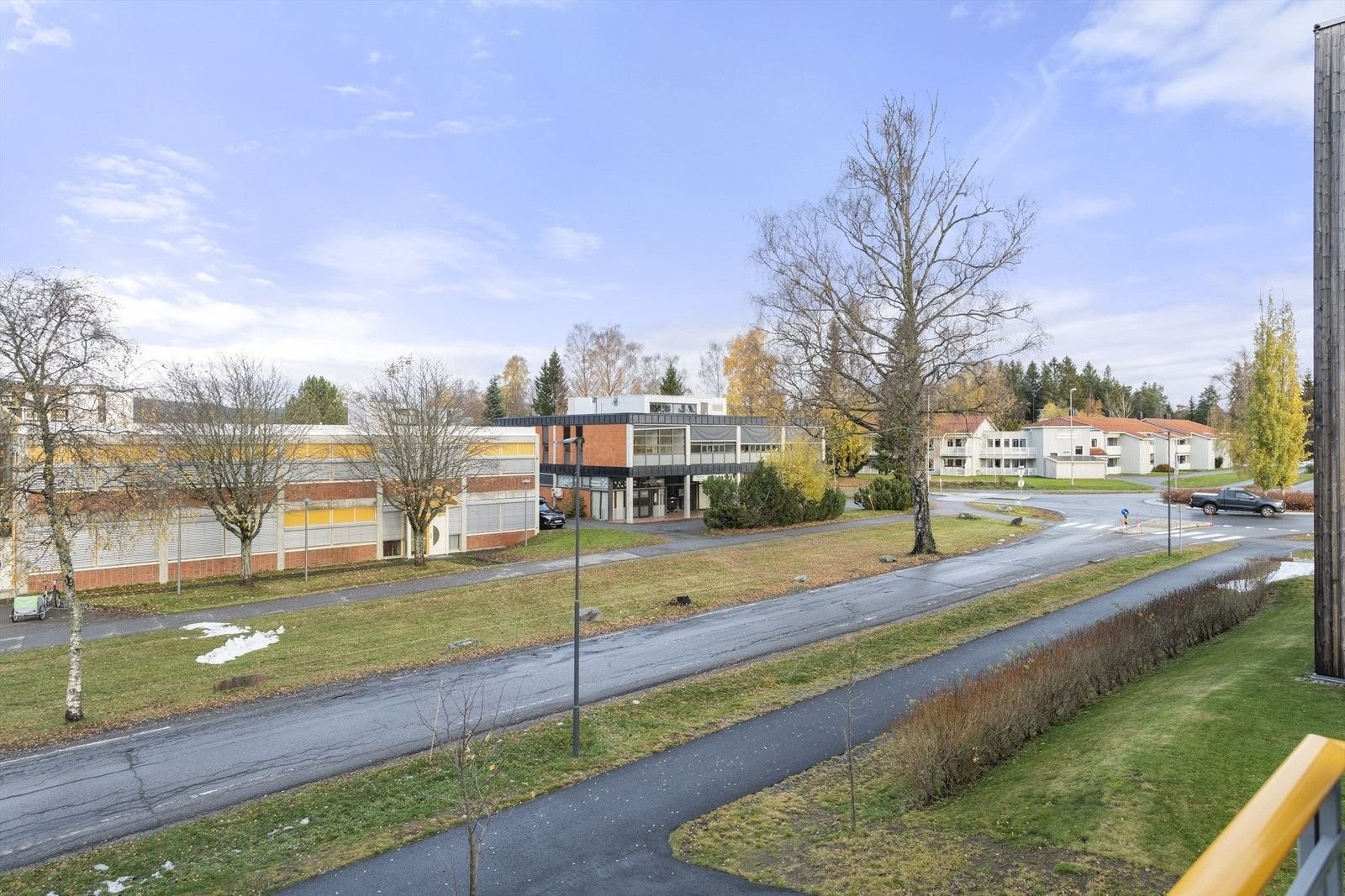 Utsikt fra balkong Galleribilde