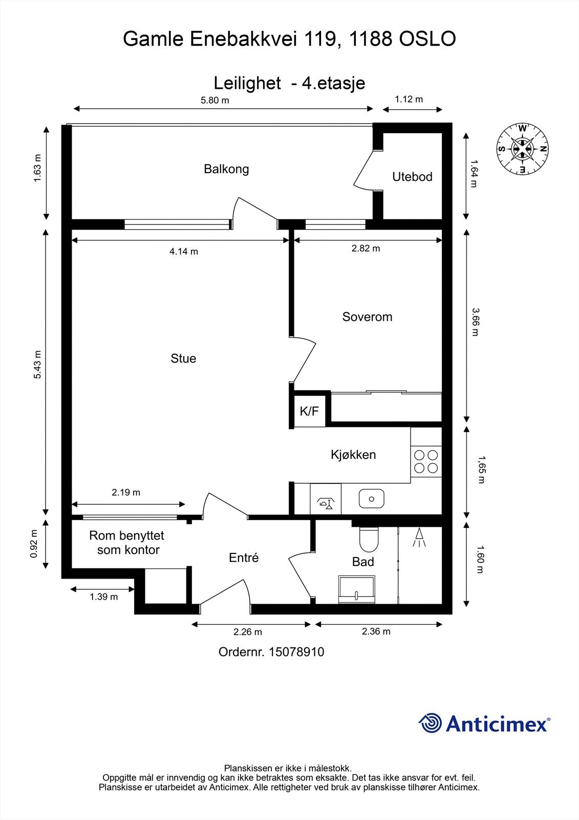 Plantegning Galleribilde