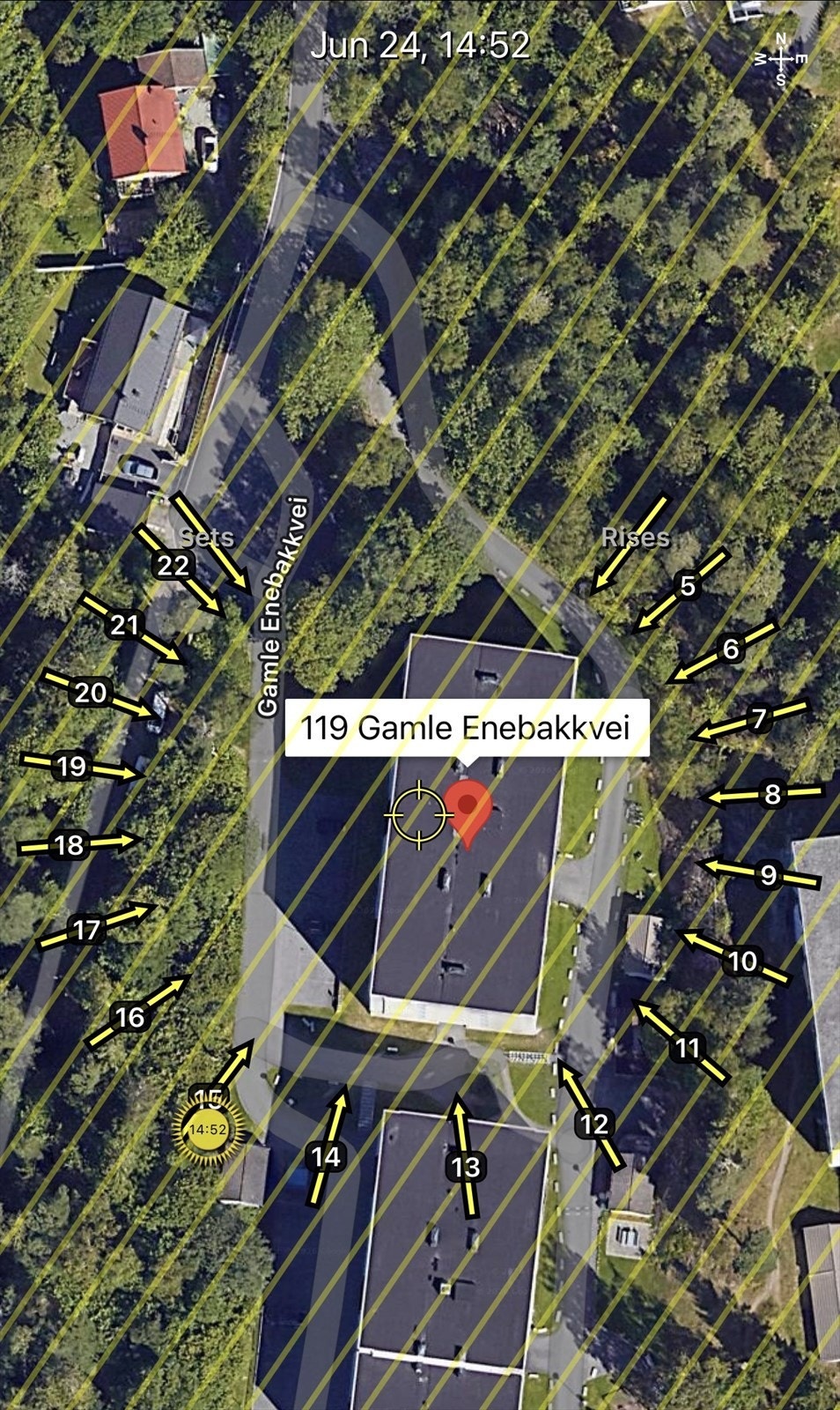 Solkart - illustrasjon Galleribilde