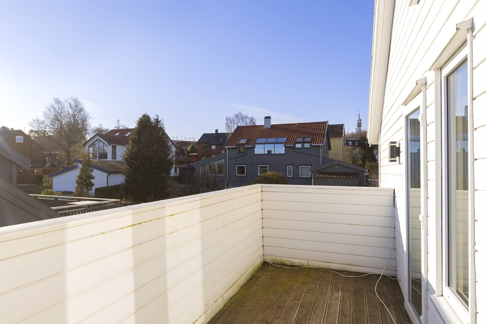 En privat og usjenert uteplass i høyden. Galleribilde