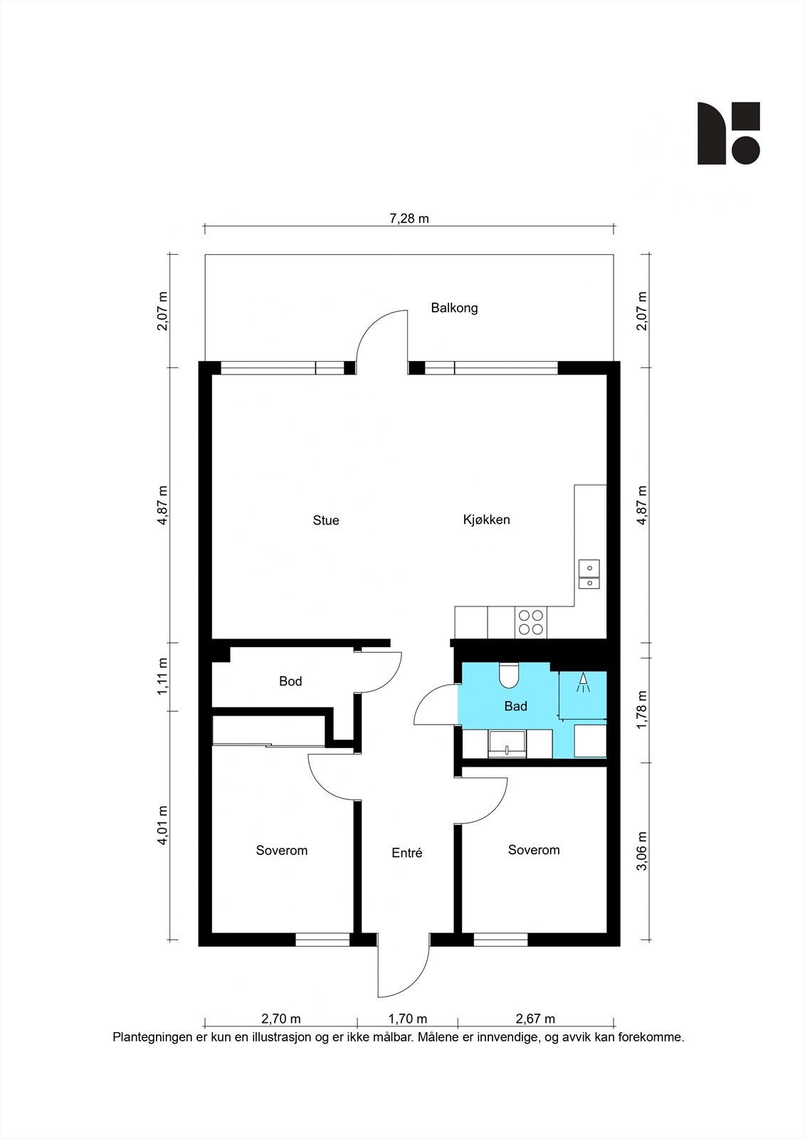 Plantegning. Galleribilde