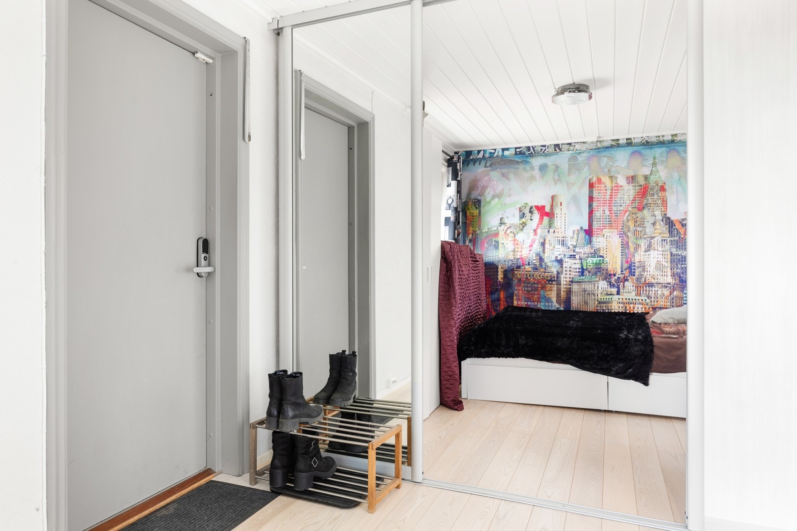 Inngangspartiet i hybelen Galleribilde