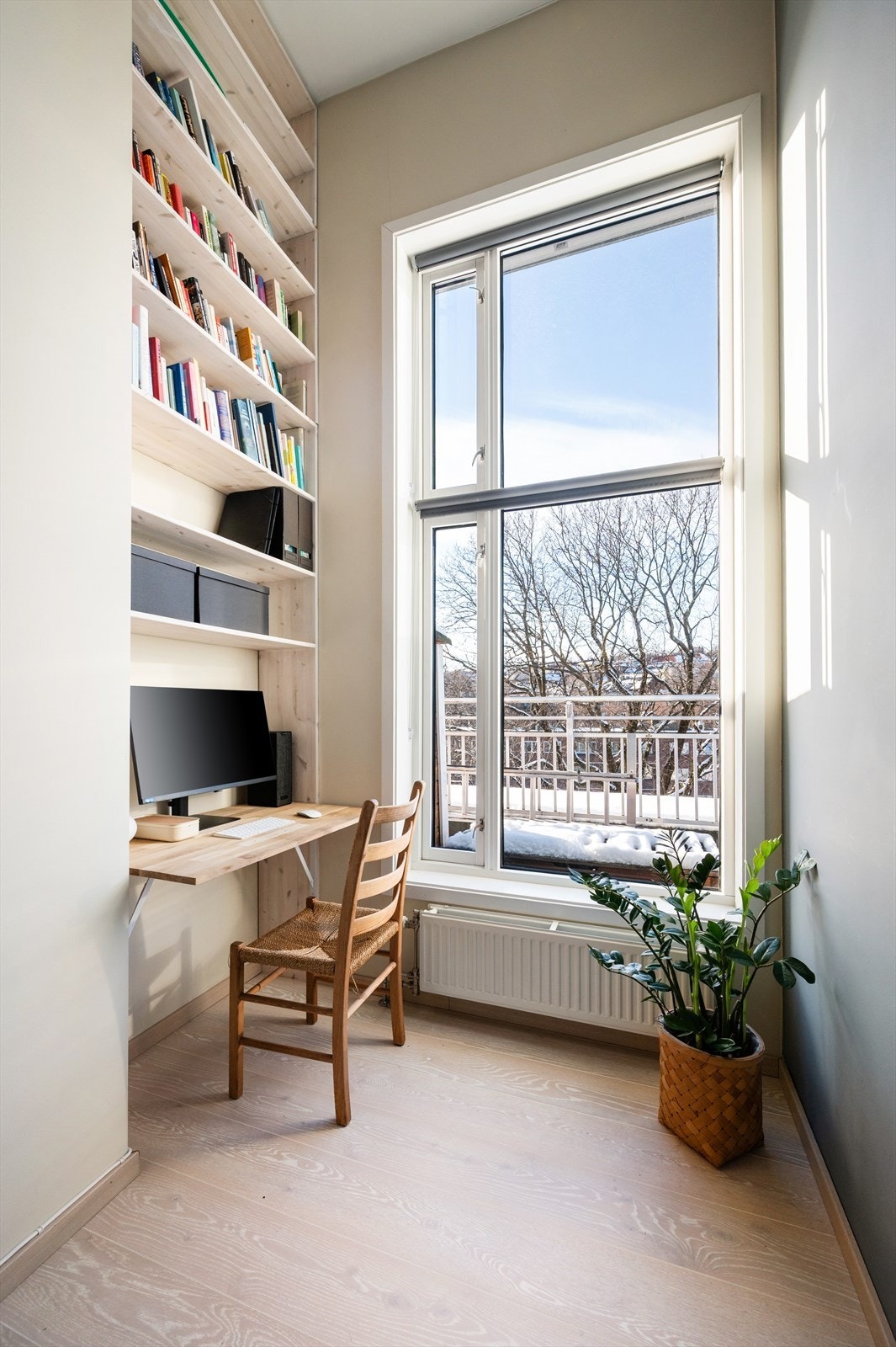 Her har man også muligheten for å etablere seg et lite hjemmekontor. Galleribilde