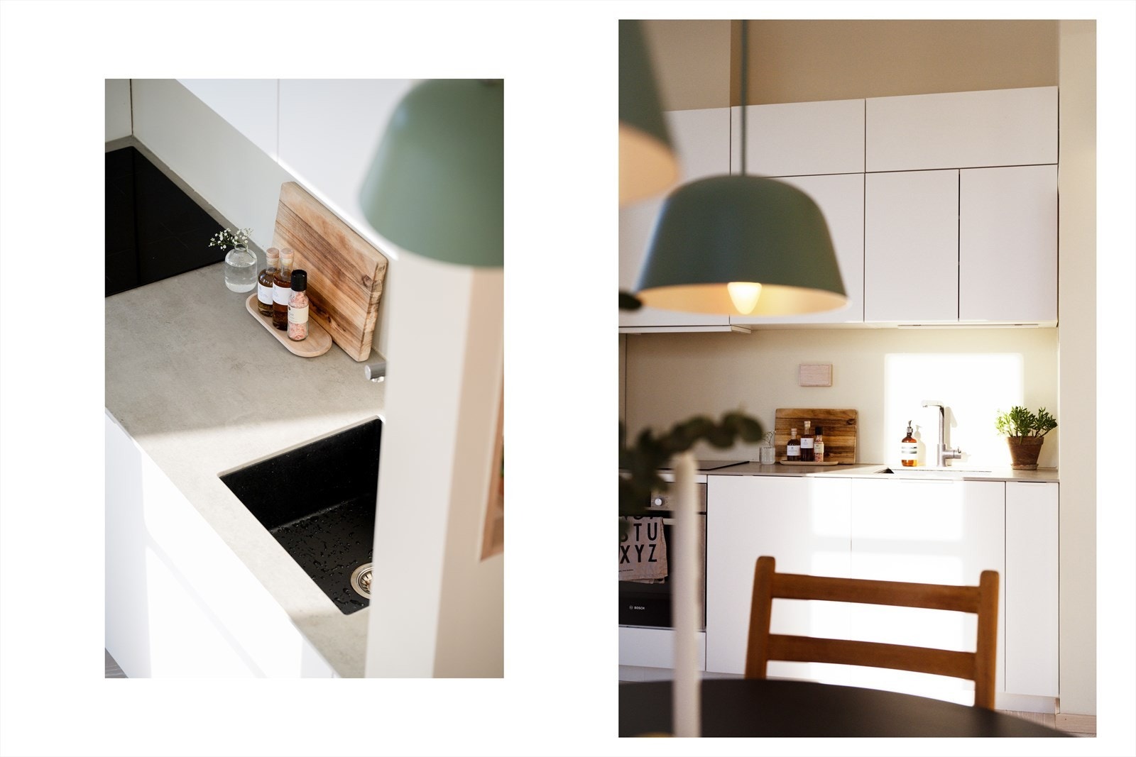 Det ble i 2025 montert tre nye kjøkkenskap. Galleribilde