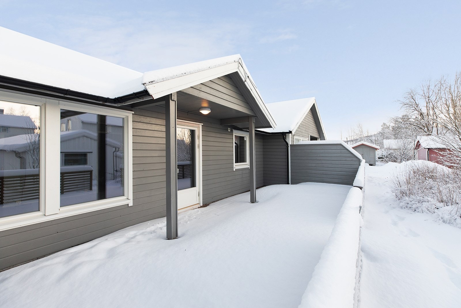 Levegger på begge sider Galleribilde