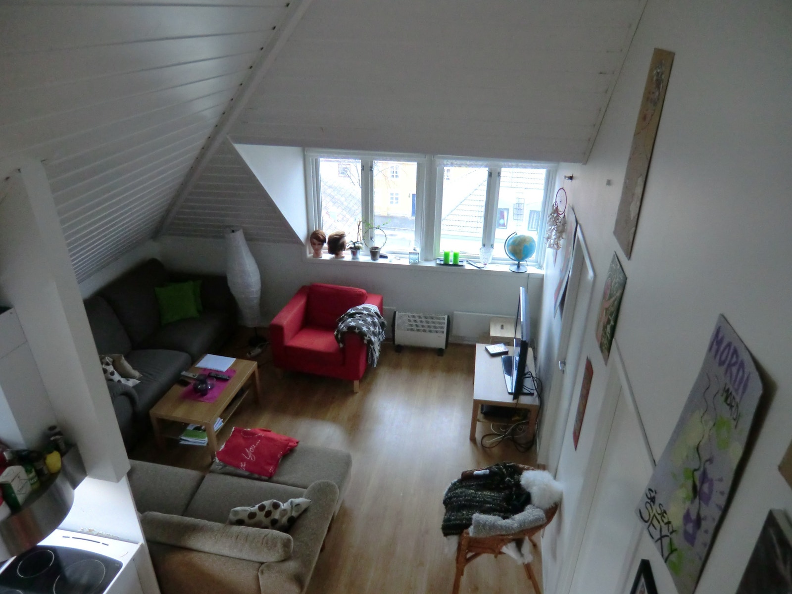 Sett mot stue fra hems Galleribilde