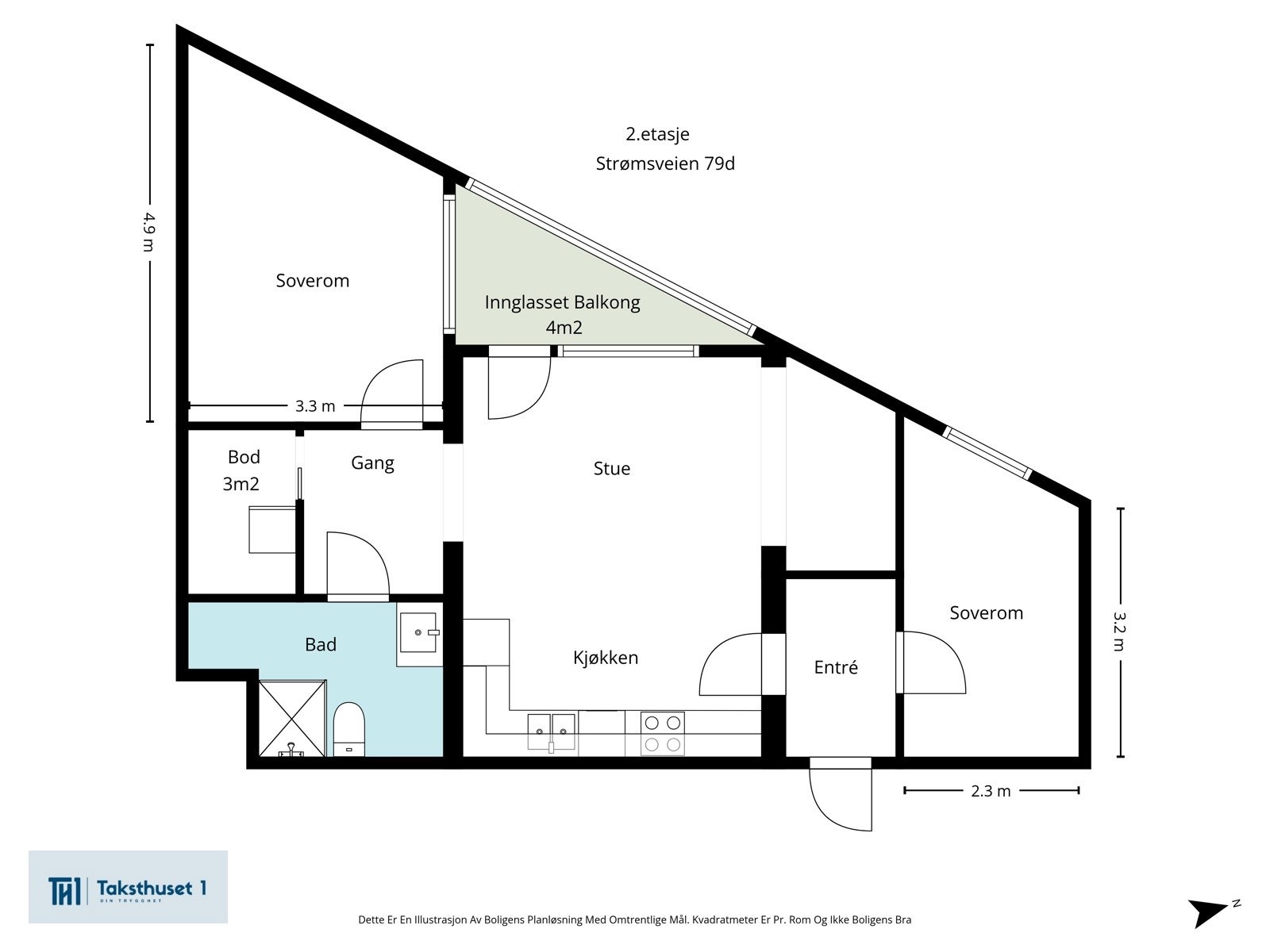 Plantegning Galleribilde