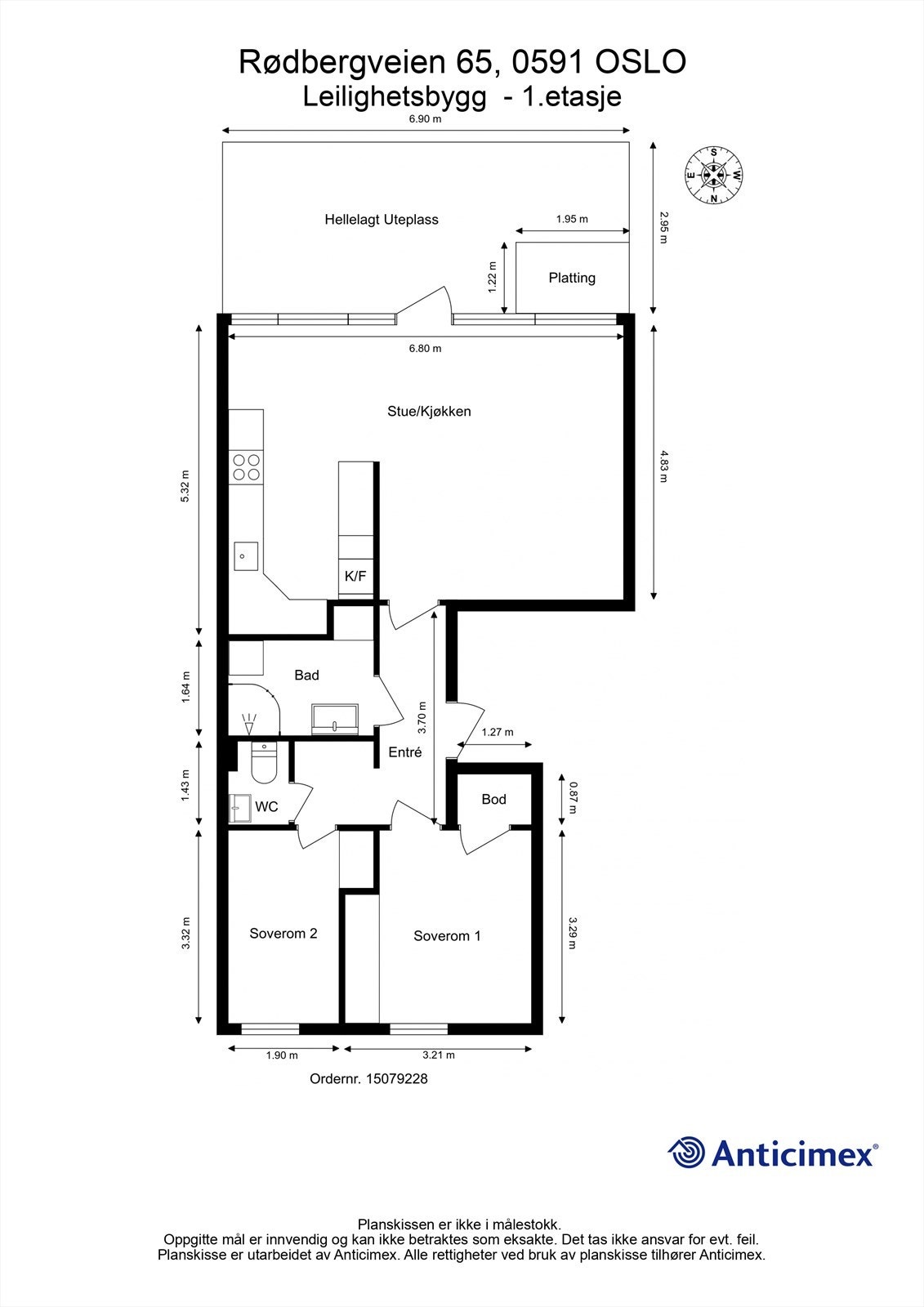 Plantegning Galleribilde