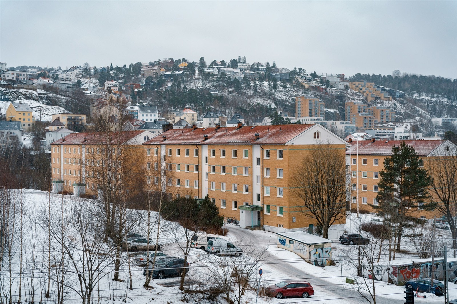 Beliggenheten er rolig og tilbaketrukket, men samtidig svært bynær. Galleribilde