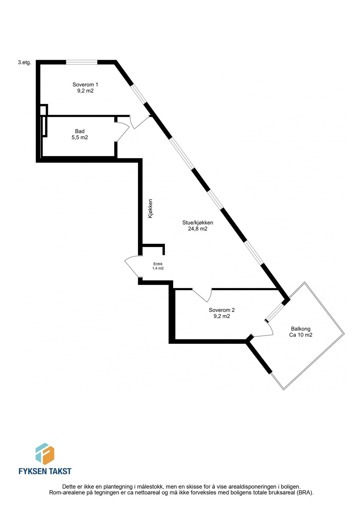 Ta en titt på planskissen og gjør deg kjent med romfordelingen! Skulle ikke oppsatt visningstidspunkt passe? Ta kontakt på 941 60 434, så finner vi en løsning. Galleribilde