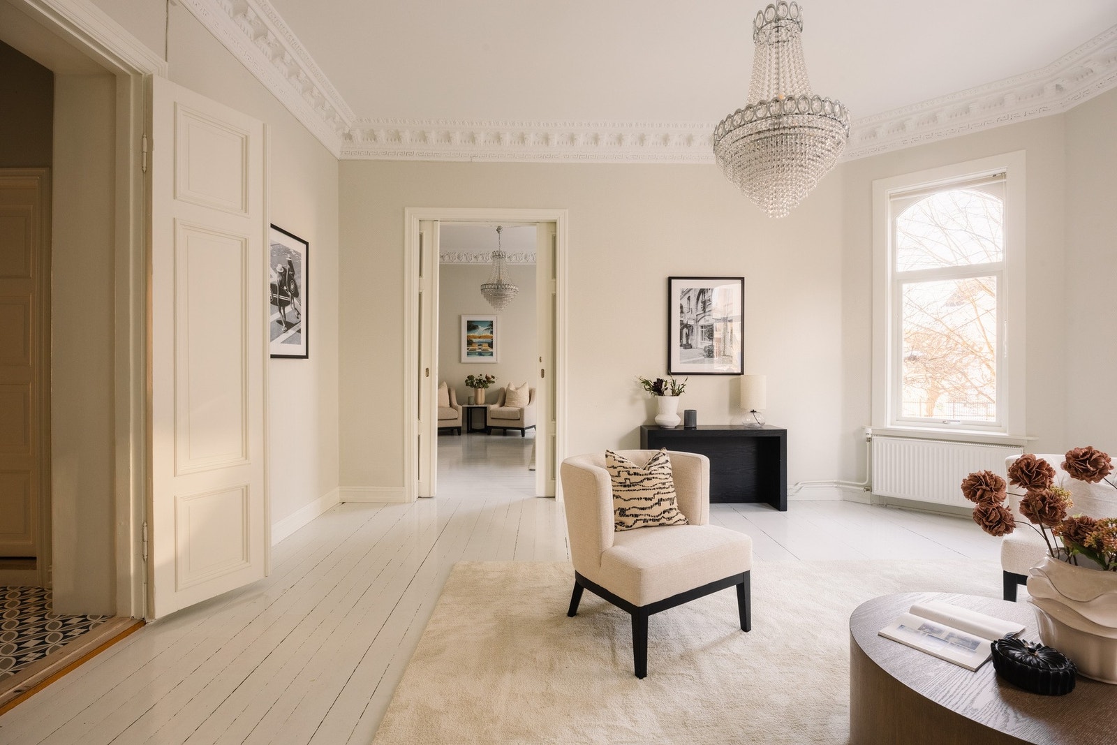 Stue på stue som er særegent på disse boligene. Galleribilde