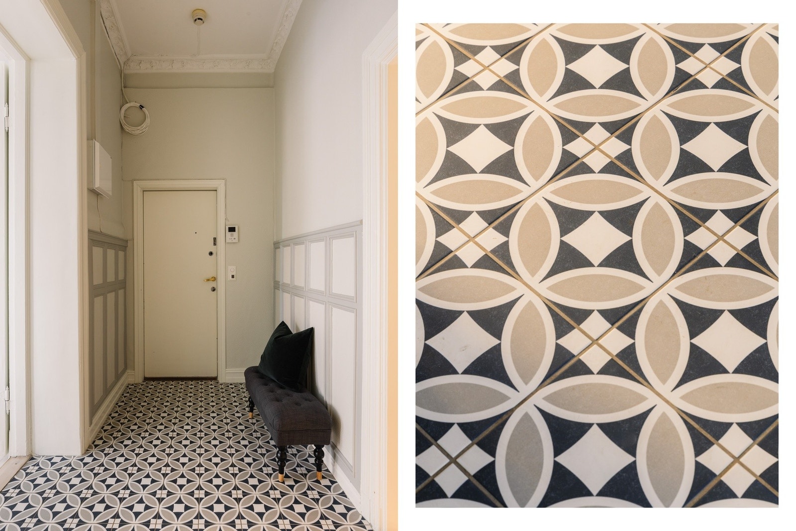 Deilig gulvvarme i entréen. Galleribilde