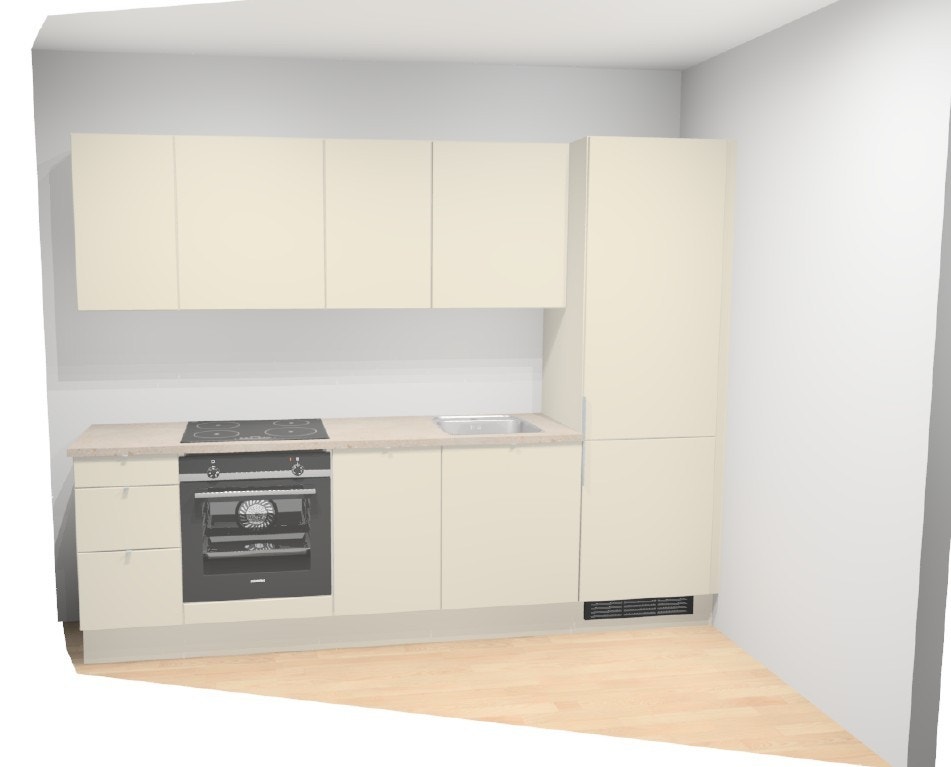 Kjøkkentegninger for leiligheten Galleribilde