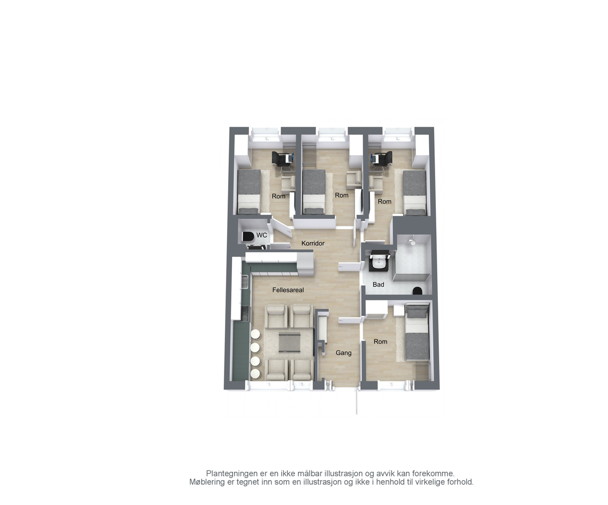 Plantegning Galleribilde