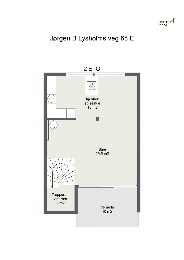 Planskisse 2.etasje Galleribilde