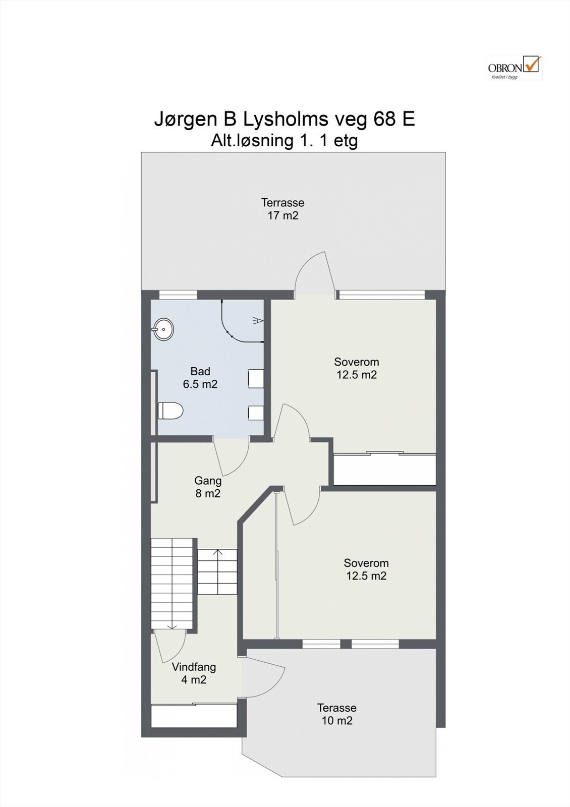 Planskisse 1. etasje Galleribilde