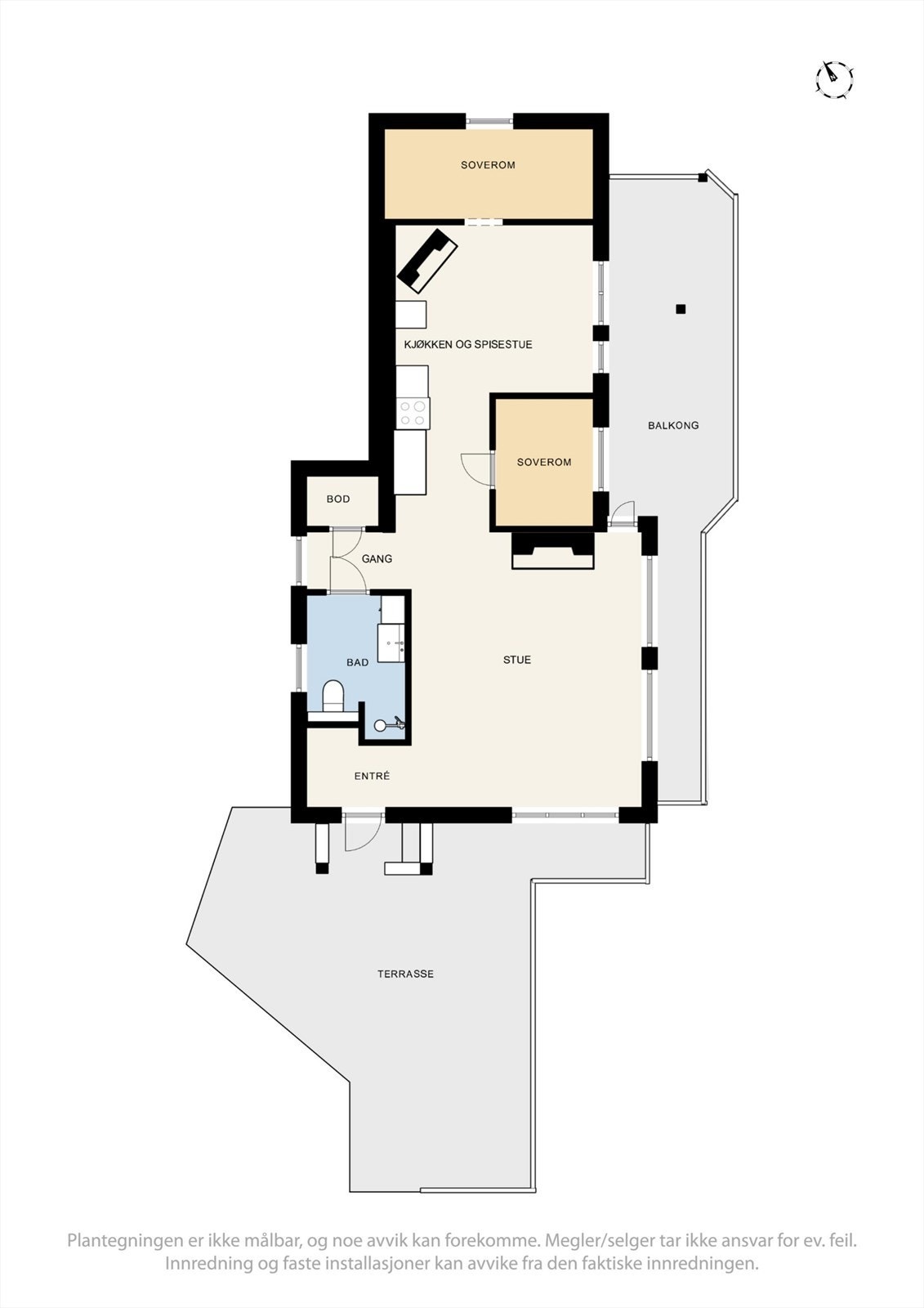 Plantegning Galleribilde