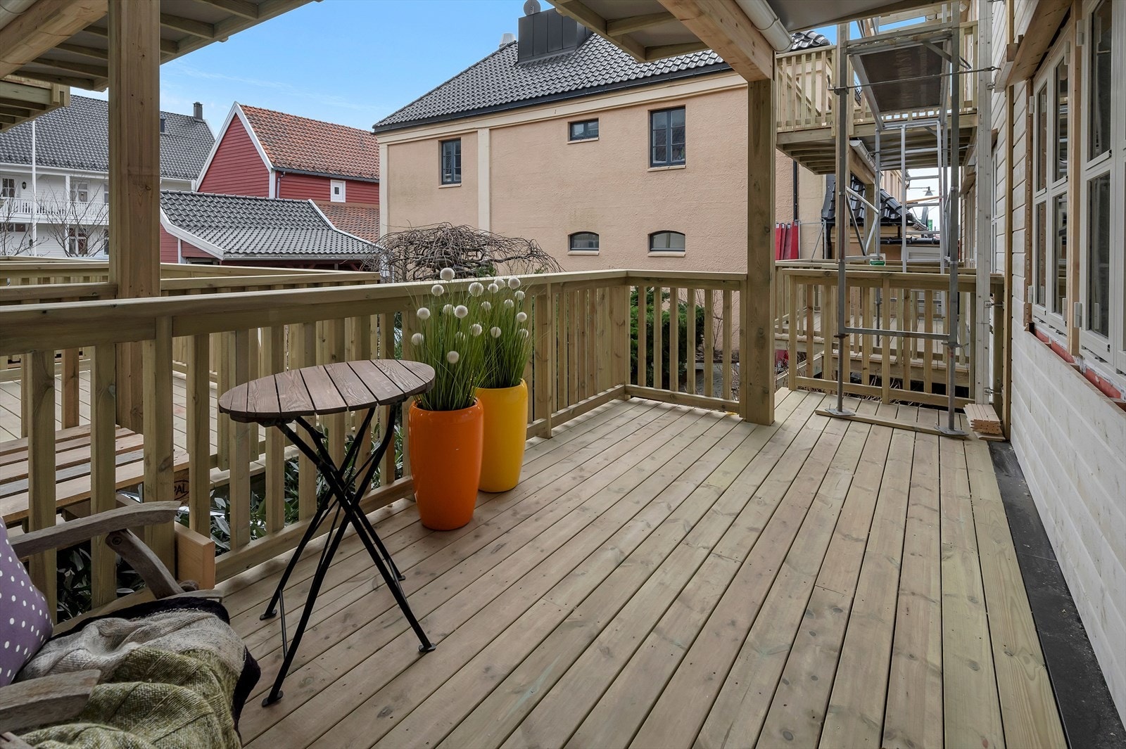 Sameiet skiftet vinduer, fasade og verandaer i 2025. Arbeidet er ferdigstillt Galleribilde