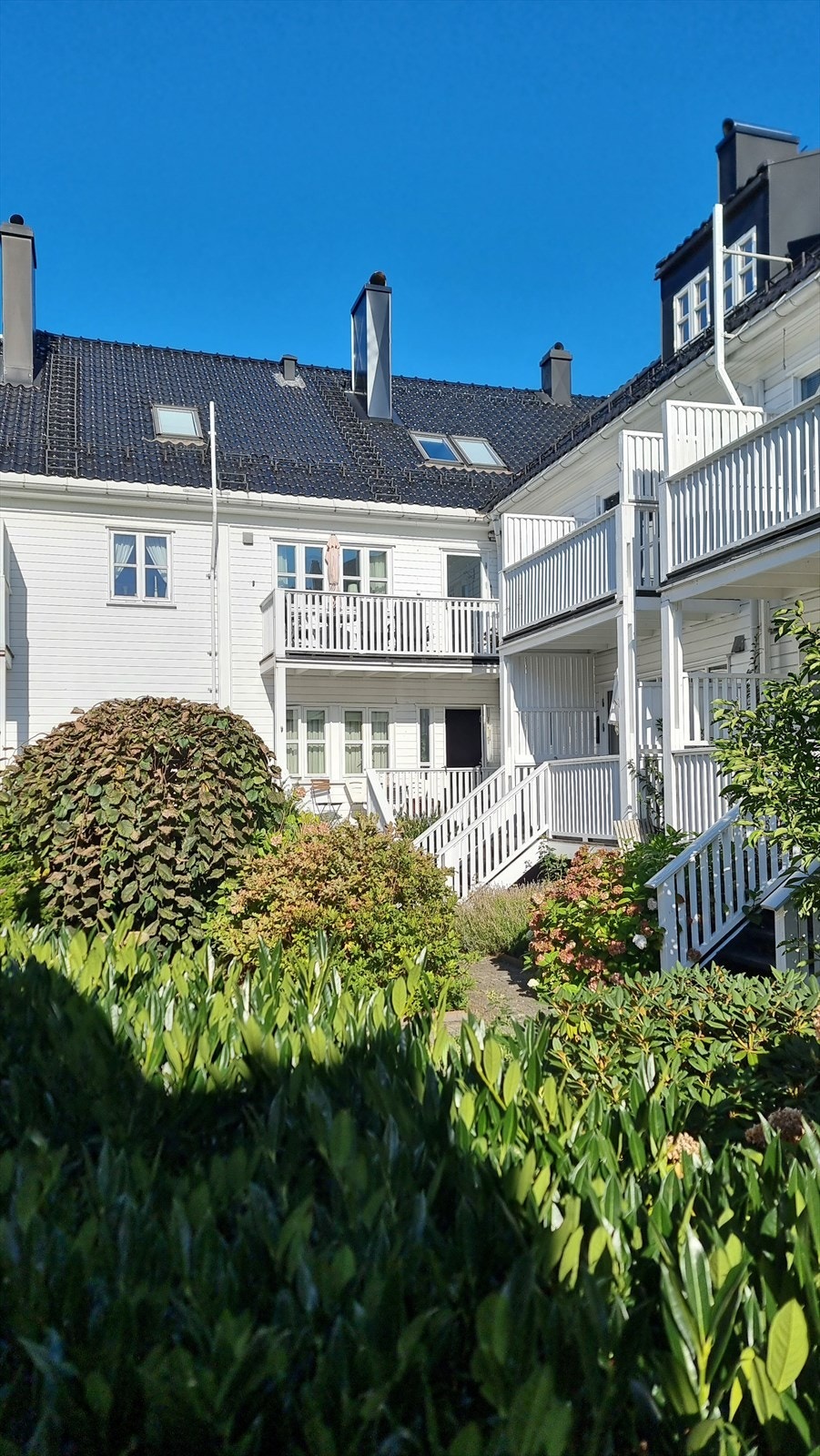 Flott opparbeidet bakgård Galleribilde