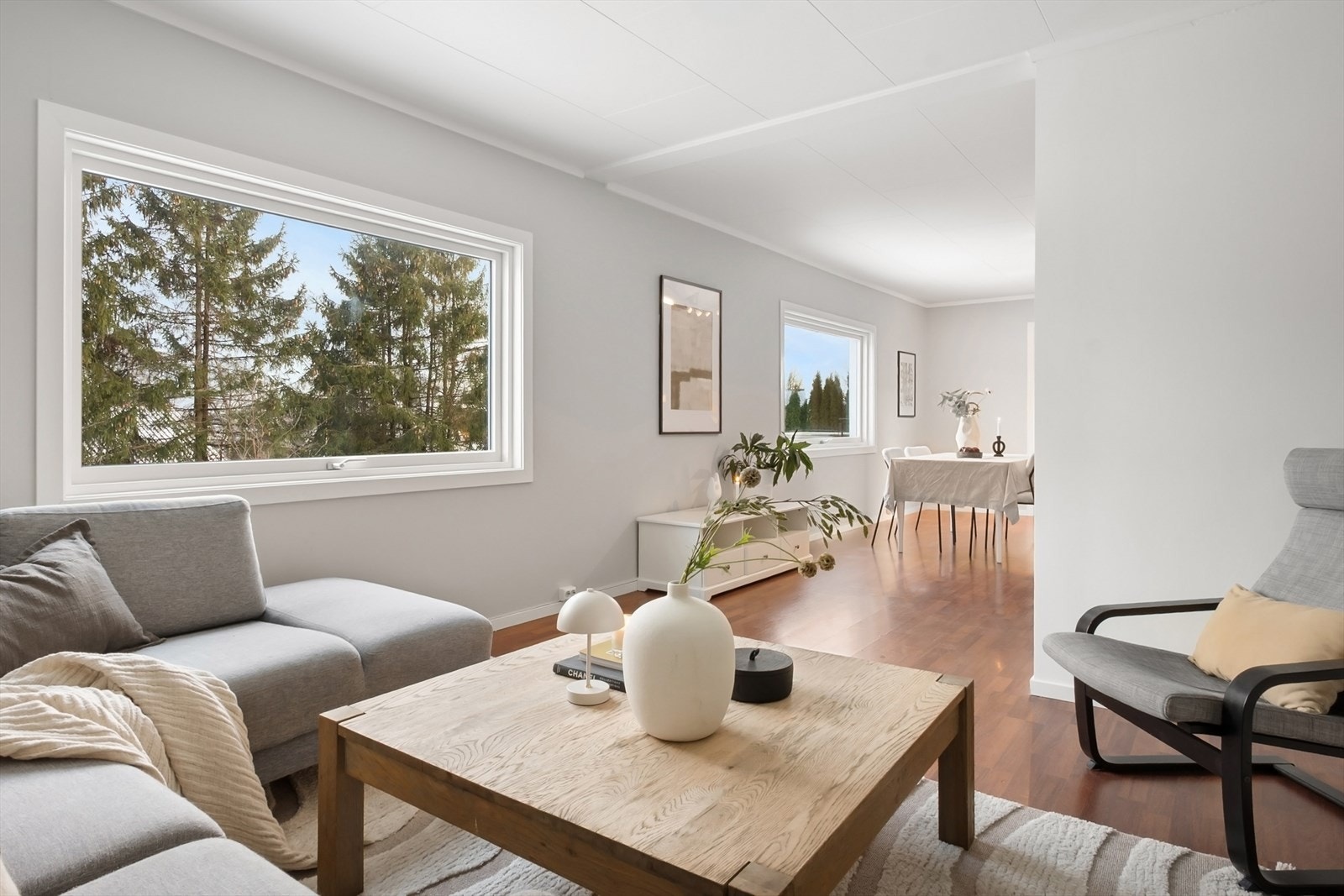 Se alternativ plantegning for etablering av soverom 2 i denne delen av stuen. Galleribilde