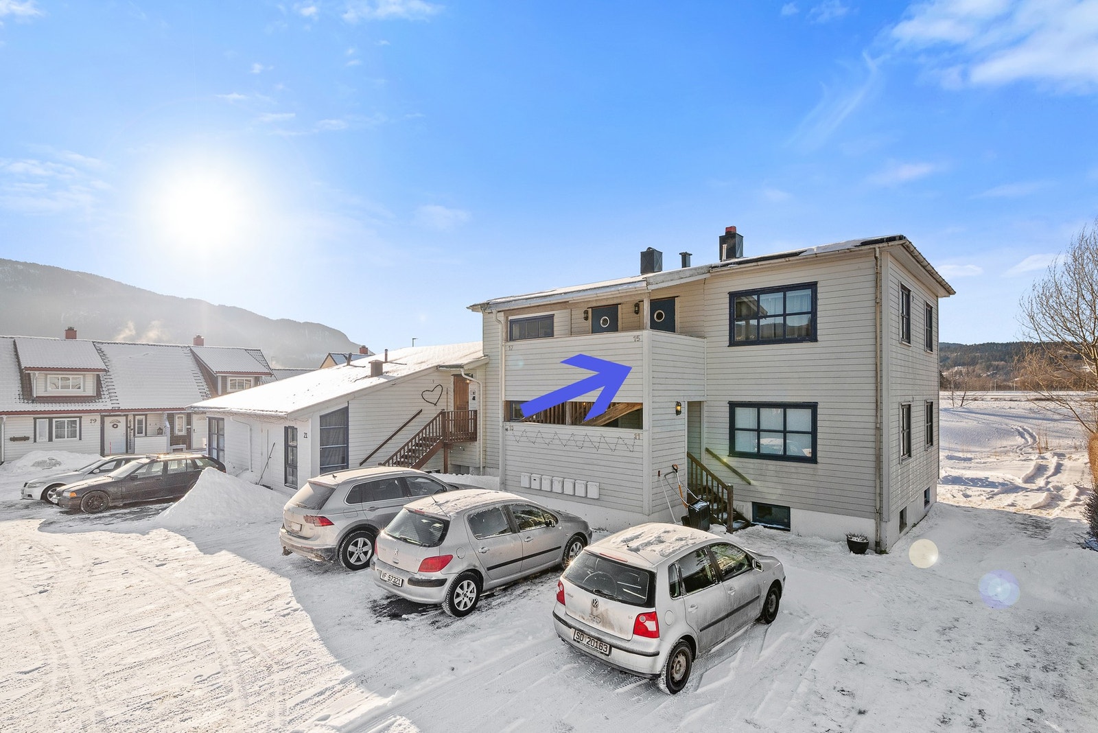 Her bor man sentralt, men tilbaketrukket i forhold til trafikkstøy. Galleribilde