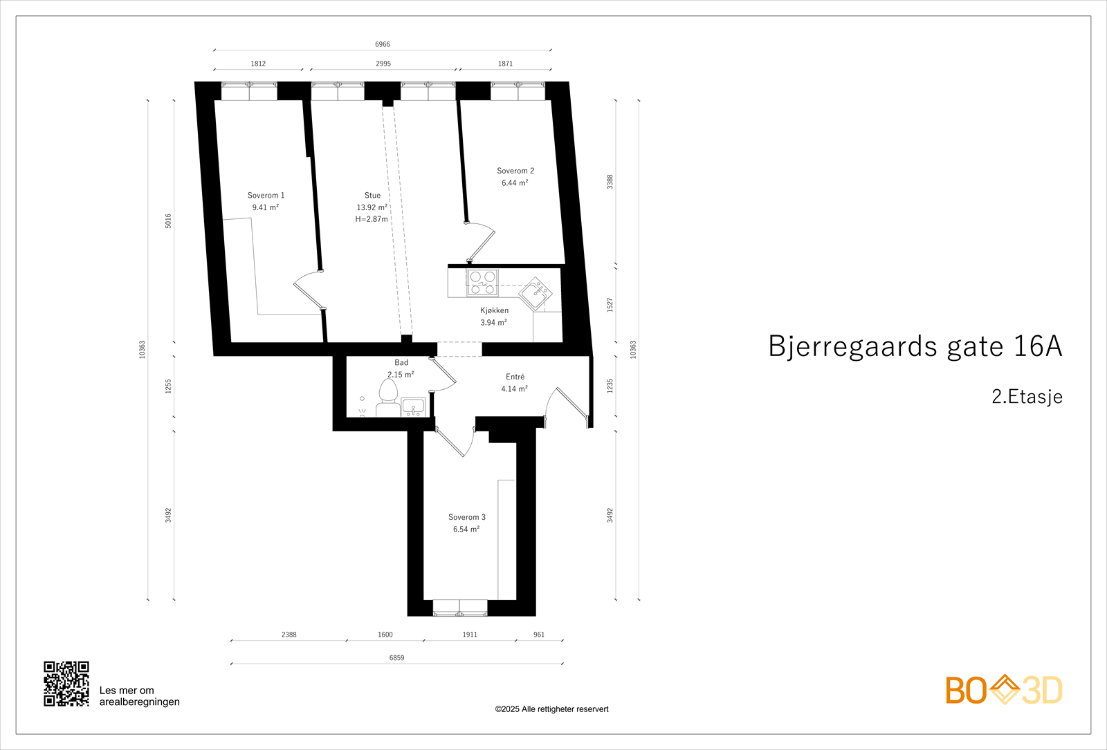 Plantegning. Galleribilde
