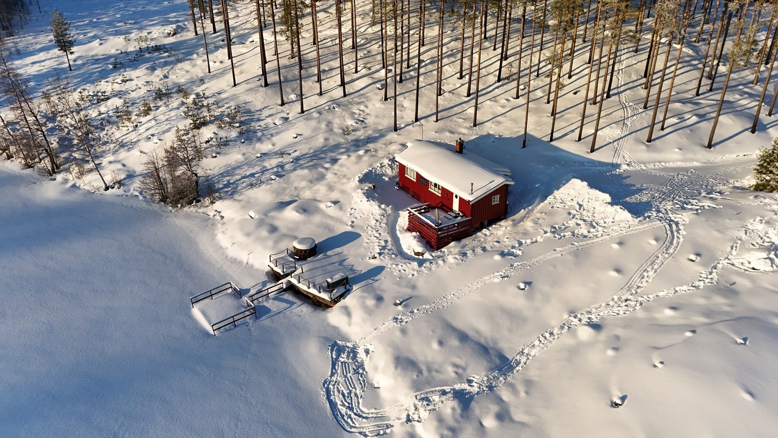 Vinterstid er det kort vei til milevis med preparerte langrennsløyper Galleribilde