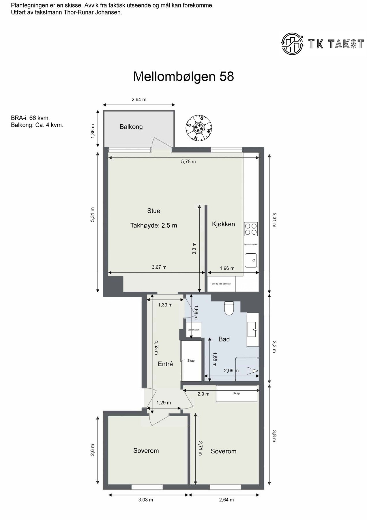 Plantegning Galleribilde