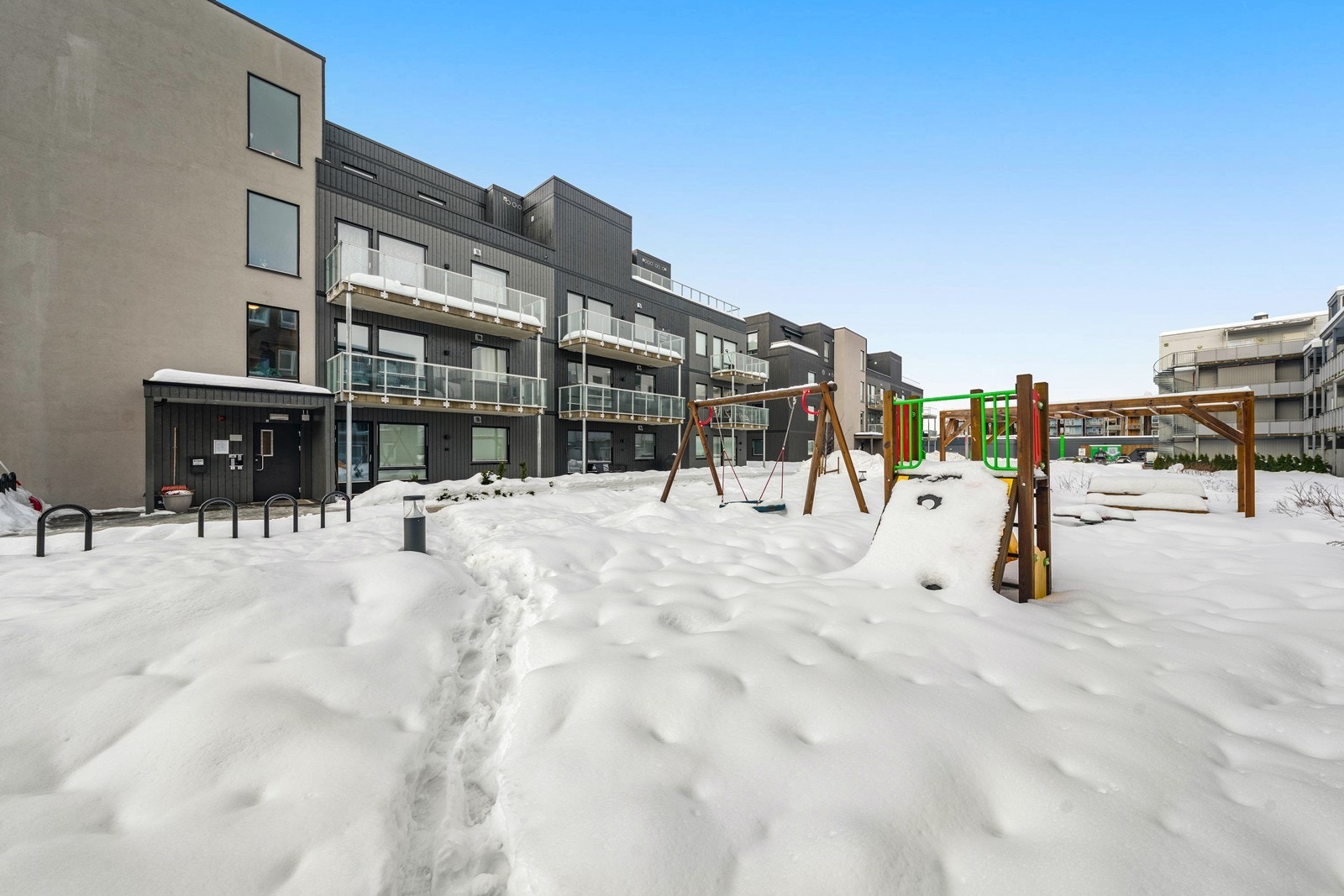 Hyggelige fellesområder i sameiet. Galleribilde