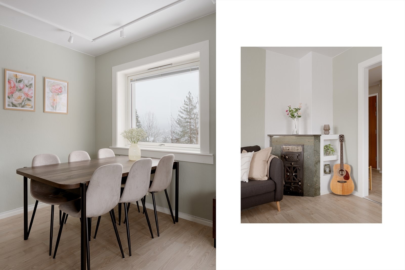 Stuen var nymalt i 2025. Galleribilde