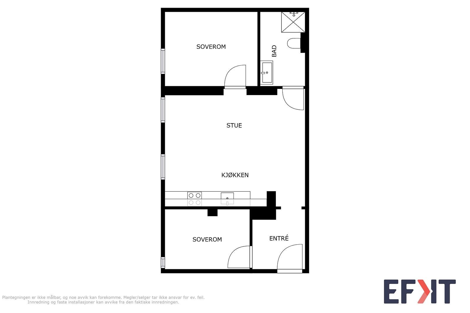 Plantegning Galleribilde