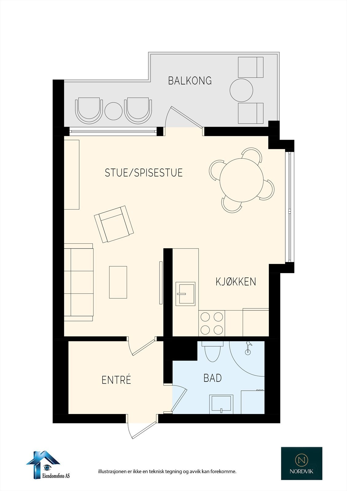 Presentasjon av leiligheten Galleribilde