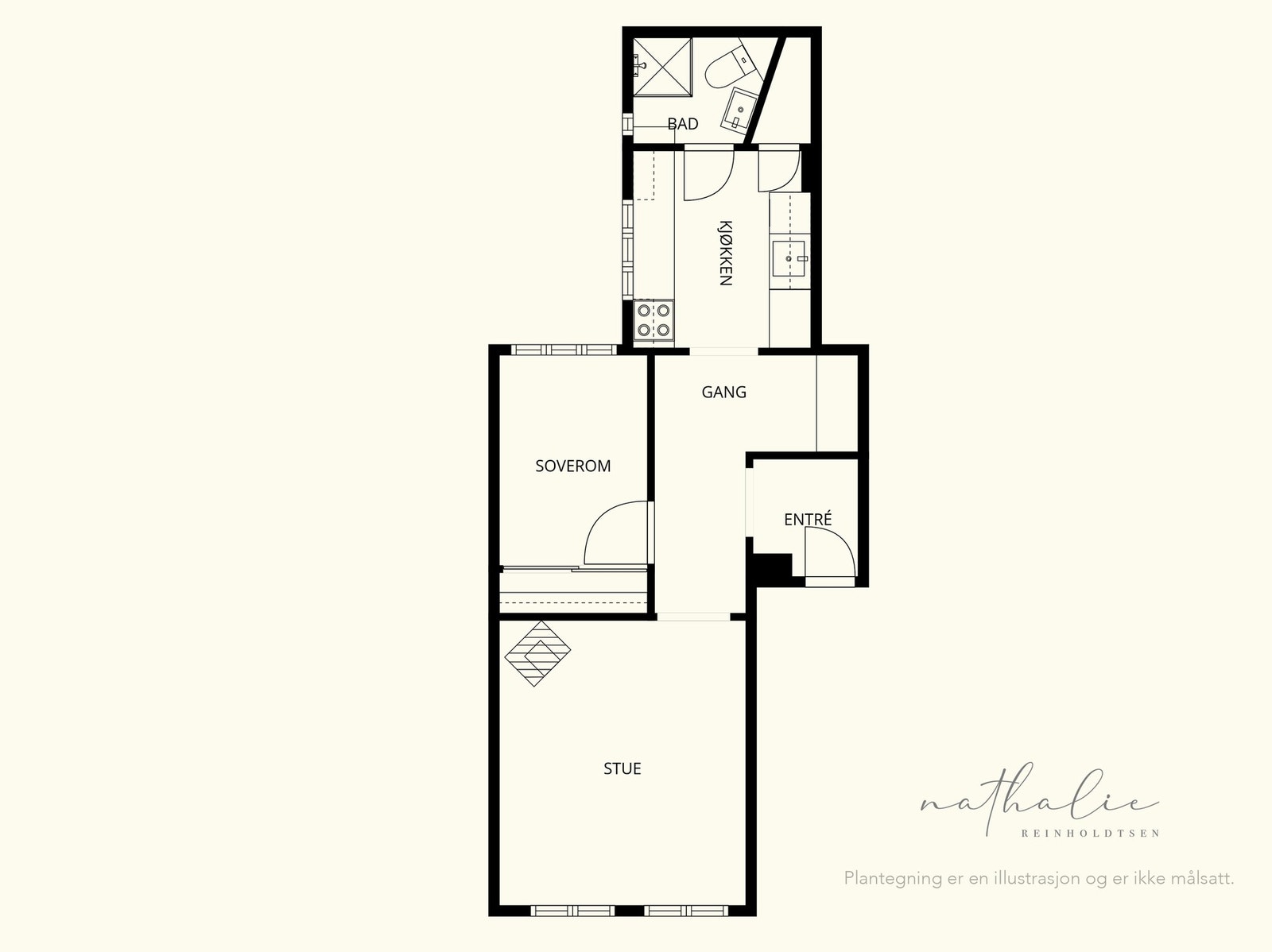 Plantegning 3. etasje. Galleribilde