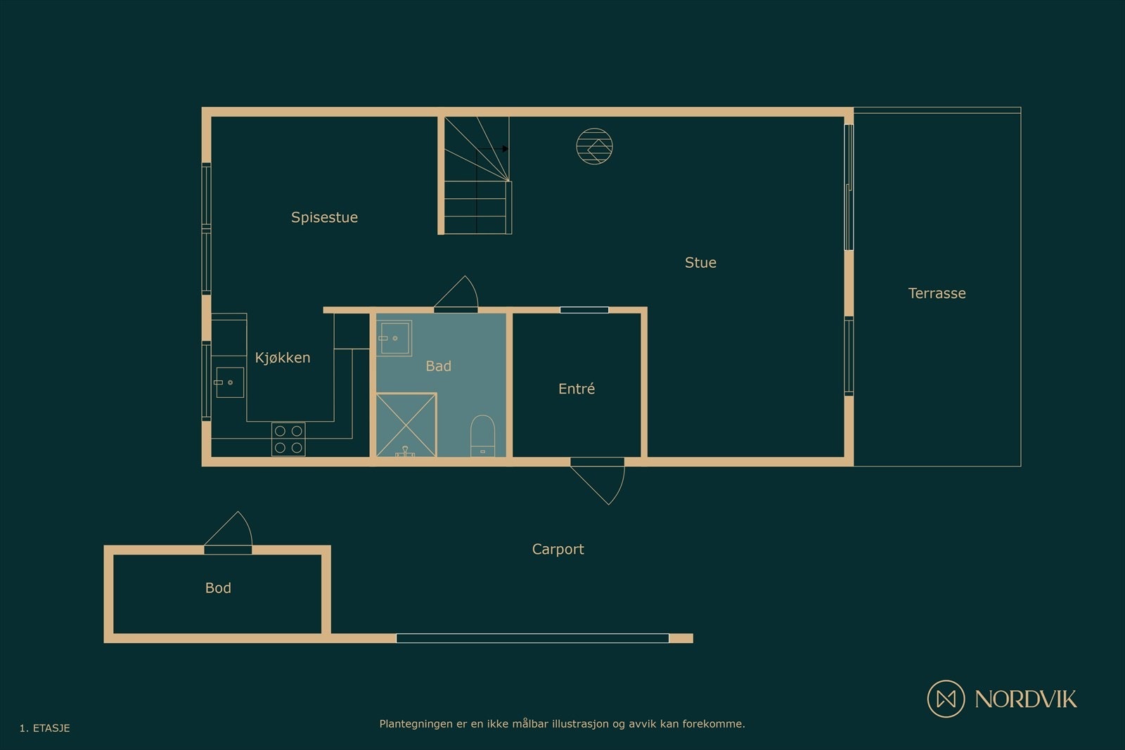 Plantegning Galleribilde